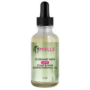 Mielle Rosemary Mint Light Scalp & Hair Strengthening Oil - Black Cap